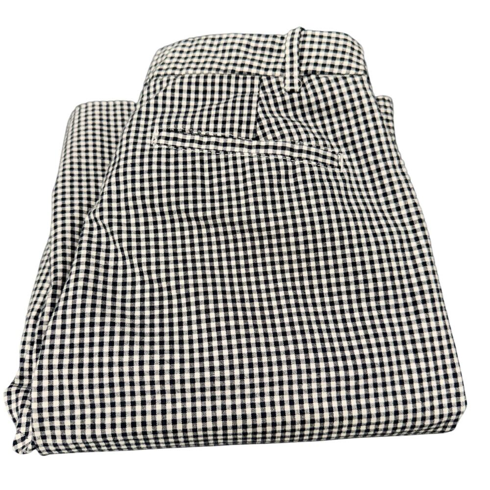 Brooks Brothers Pants Womens‎ 2 (28x26.5 ACTUAL) Navy Blue White Gingham Crop